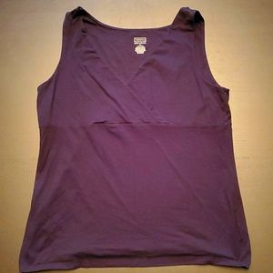 Black Double Layer Tank Top